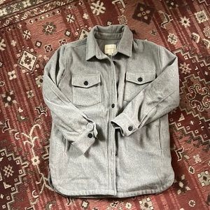 Gray Thread & Supply Shacket in Size Medium